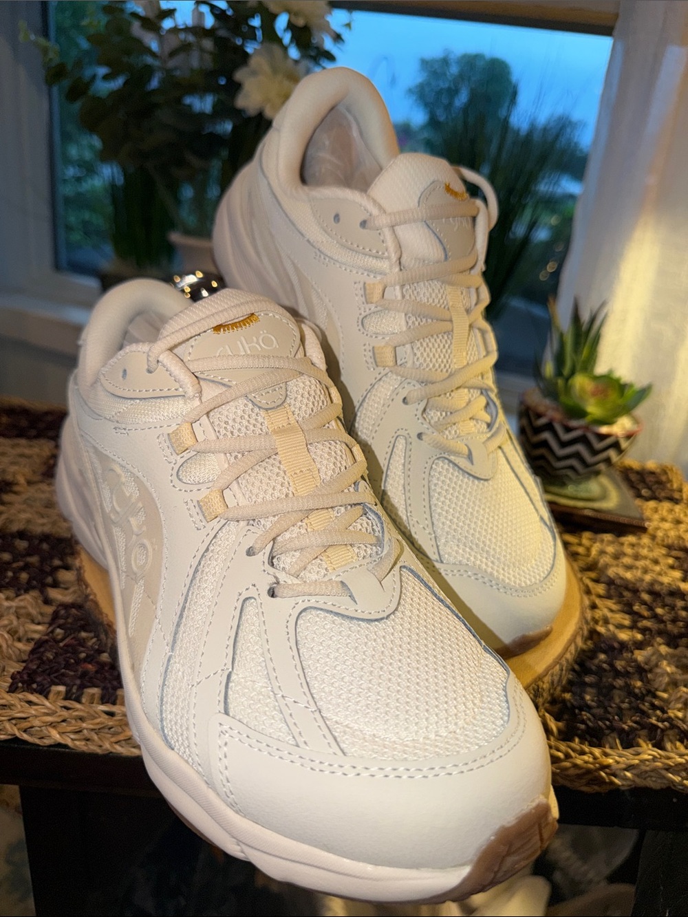 Ryka Skylift Walking Sneakers Women’s 11 M Gardenia White NIB J3088L1100